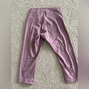 LuLu Lemon capri cropped leggings- size 2 like new